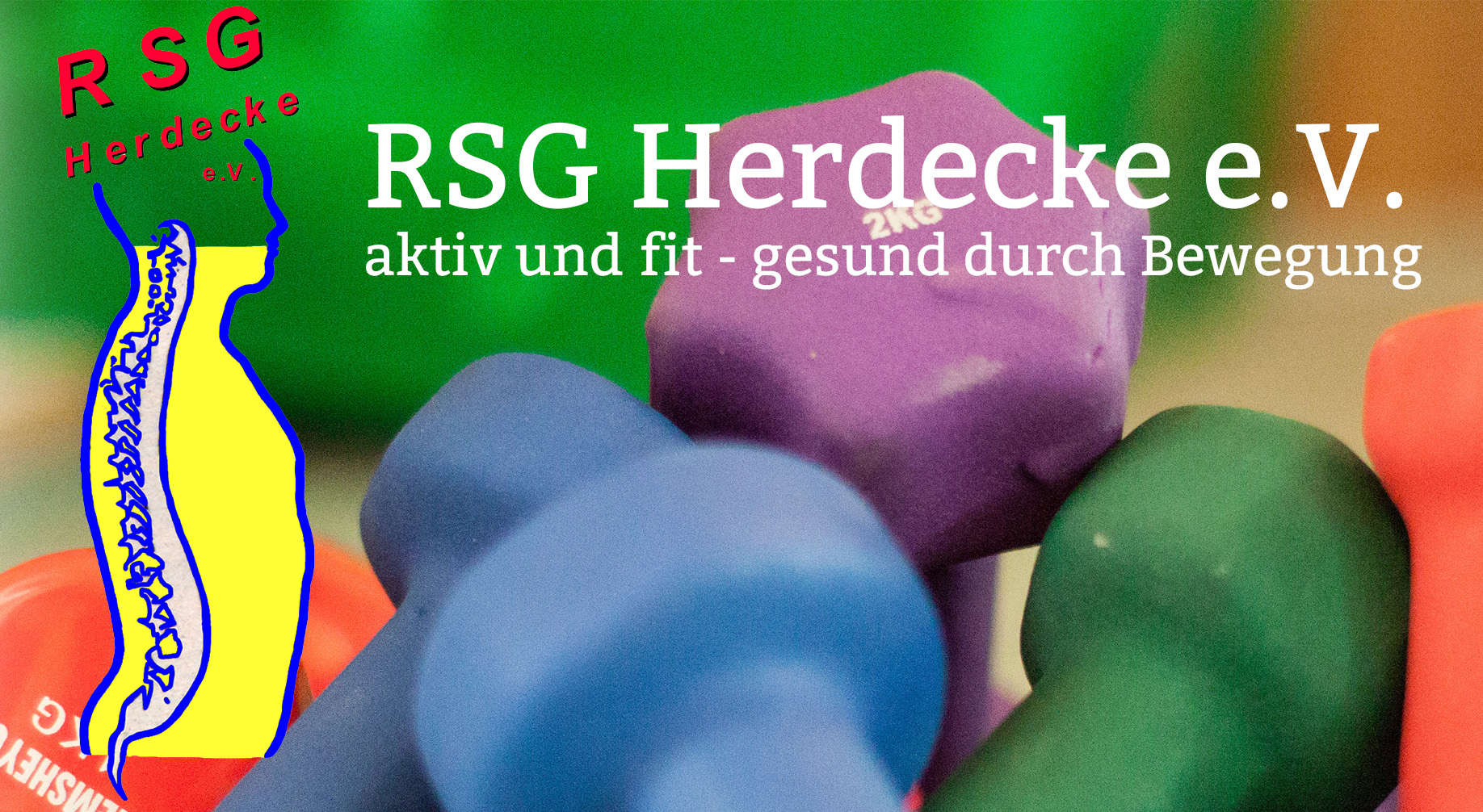 Logo und Hanteln RSG Herdecke e.V.